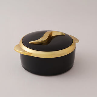 البرتو طقم قدور 3 قطع ستانلس ستيل، أسود وفضي