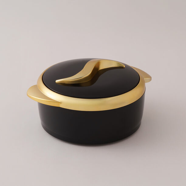 البرتو طقم قدور 3 قطع ستانلس ستيل، أسود وفضي image number 1