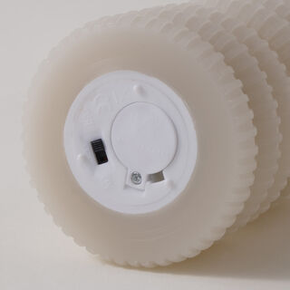 Homez Candle Vase Shape 8.5*11Cm Soy Wax, Beige