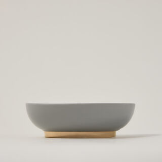 Dallat grey porcelain nut bowls set 3 pcs