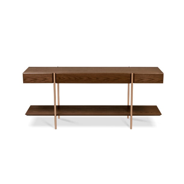 Homez da vinci console, walnut 150*50*75 cm image number 5