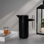 Steel Vacuum Flask 1.2L Arab Graph Black image number 0