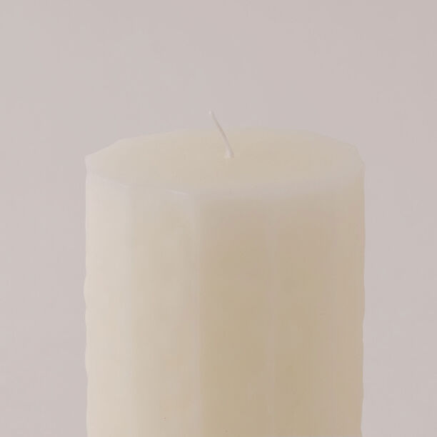Homez soya wax elegant candle, white 7*7*10.5cm image number 2