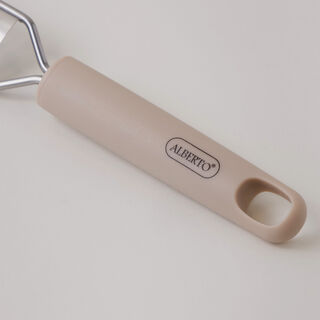Alberto stainless steel grater 39.5*3.7*2.2cm, cream