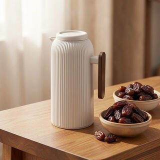 Dallaty Grey Plastic Thermos, 1L