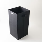 Homez polyester clothes organizer laundry box, black 62*32*17 image number 2