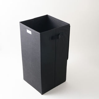 Homez polyester clothes organizer laundry box, black 62*32*17