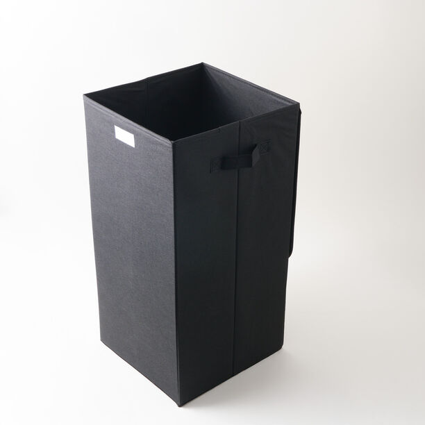 Homez polyester clothes organizer laundry box, black 62*32*17 image number 2