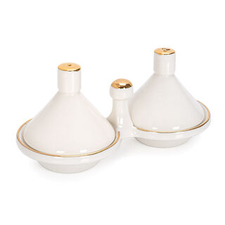 La Mesa  Salt & Pepper 2 Pieces Set Gold Plated