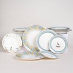 La Mesa white porcelain 16 pc dinner set image number 6