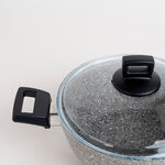 Alberto gray 7 piece granite cookware set image number 2