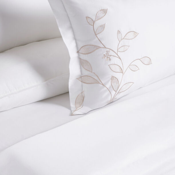 Boutique Blanche 4pcs duvet set queen size 200*240cm, white image number 3