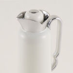 دلتي دلة ستانلس ستيل، أبيض مع فضي 1 لتر image number 2