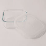  البرتو حافظة طعام زجاج مربعة 1100 مل مع غطاء بفتحة تهوية image number 2