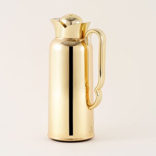 Dallaty Stainless Steel Dallah Thermos, Gold, 1L
