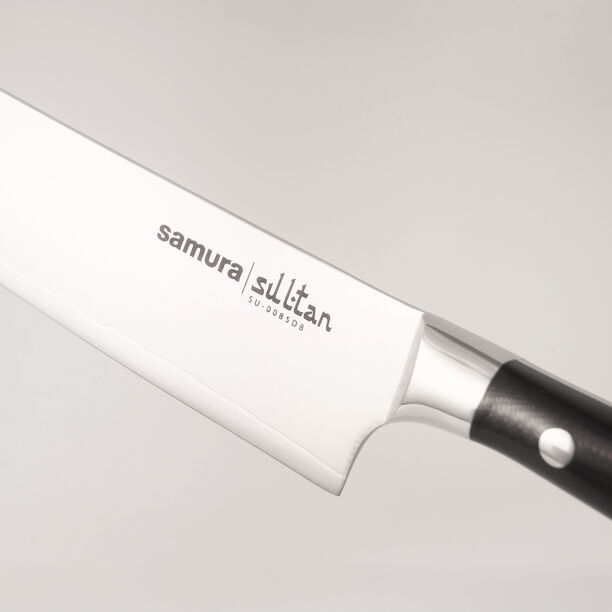 Samura damascus steel sultan chef's knife 7'',164mm in black image number 1