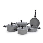 Pentola 9 Pieces Granite Cookware Set Blue image number 2