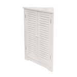 Wooden Corner Cabinet White image number 2