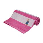 Bath Towel With Stripes Cotton Pink image number 0