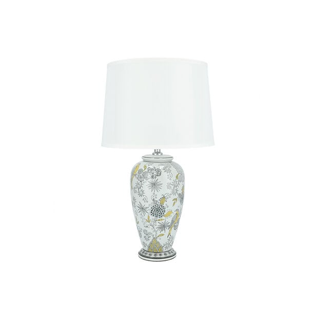 Table Lamp White And Bird Patten 20 *20 * 46 cm image number 1