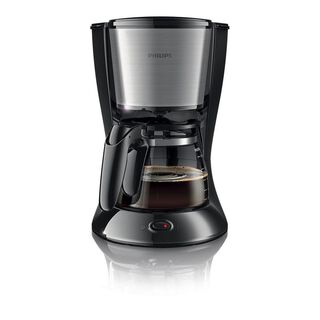 Philips stainless steel & plastic black coffee maker 1000W, 1.2L