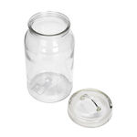 Alberto Glass Storage Jar With Glass Lid image number 2