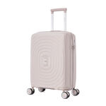 Travel Vision Trolley Suitcase Circles 20 White 39*22*56 Cm image number 0