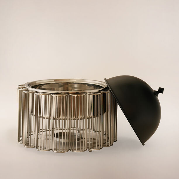 La Mesa Stainless Steel Food Warmer 5L, Black image number 2