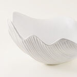 Homez resin decorative bowl, white 41.5*34.4*17.6cm image number 2