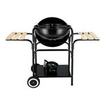18" trolley kettle grill in black image number 2