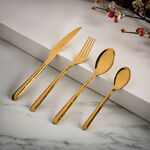 Brenda 16 Pcs Cutlery Set Shiny Gold image number 0