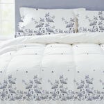 كوتاج طقم لحاف 6 قطع بتصميم زهور ألوان مائية سوبر كينج 240*260سم image number 1