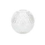 RED CRYSTAL TISSUE BOX ROUND SHAPE image number 1