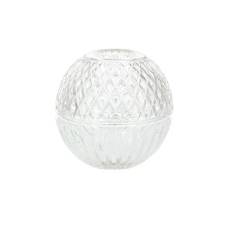 RED CRYSTAL TISSUE BOX ROUND SHAPE