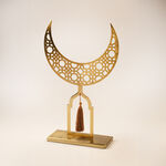 Homez Ramadan Decorative Crescent Design, Gold 33*8*28Cm image number 0