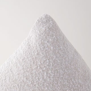 Boutique Blanche Cotton Woven Cushion 45*45Cm, White