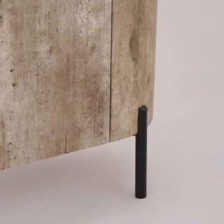 خزانة طاولة هومز بأرجل معدنية 120*40*75سم