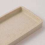 Homez Polyresin Tray, Beige 18.5*11.5*2.5Cm image number 1