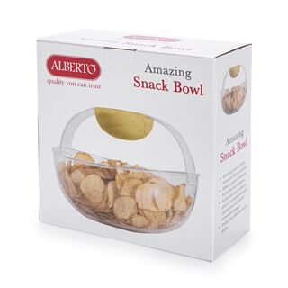 Alberto Acrylic Chip & Dip Bowl Set