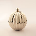 La Mesa Metal Jar Nickel Plated 19*19*22Cm, Silver image number 0