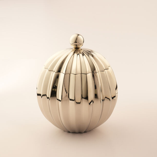 La Mesa Metal Jar Nickel Plated 19*19*22Cm, Silver image number 0