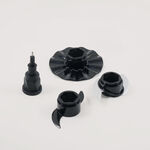 Alberto polypropylene food processor with 1.6L bowl,1.5L blender, black 800W image number 4