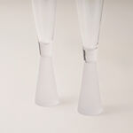 La Mesa frosted bottom 2 pcs glass 6*6*24.8 cm image number 2