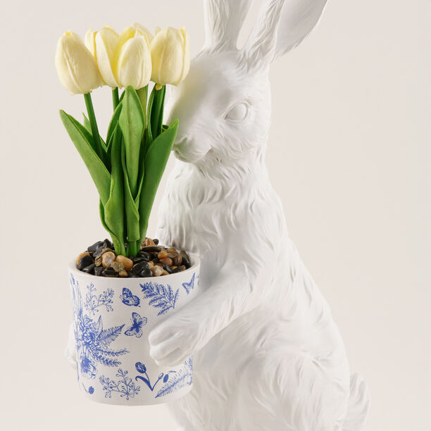 Rabbit Home Accent Resin White 18.7x30.8x51.2cm image number 2