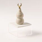 La Mesa grey acrylic decorative box 12*12*23.3 image number 0