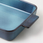La Mesa stoneware oven to table rectangular dish 38*28.5*6cm, blue image number 4