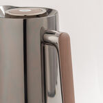 Dallaty 1L black steel vacuum flask with wooden handle image number 4