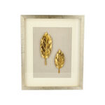 Shadow Box With Frame Golden Leaf Silver image number 0