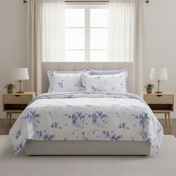 كوتاج طقم لحاف 6 قطع مايكروفايبر بريتي ليفز لافندر، كينج 240*220سم image number 0