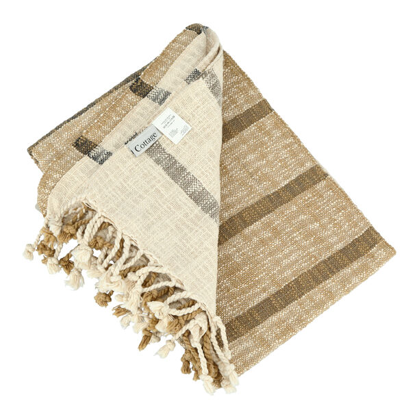 Cottage Throw Woven Brown 125X150 Cm image number 1